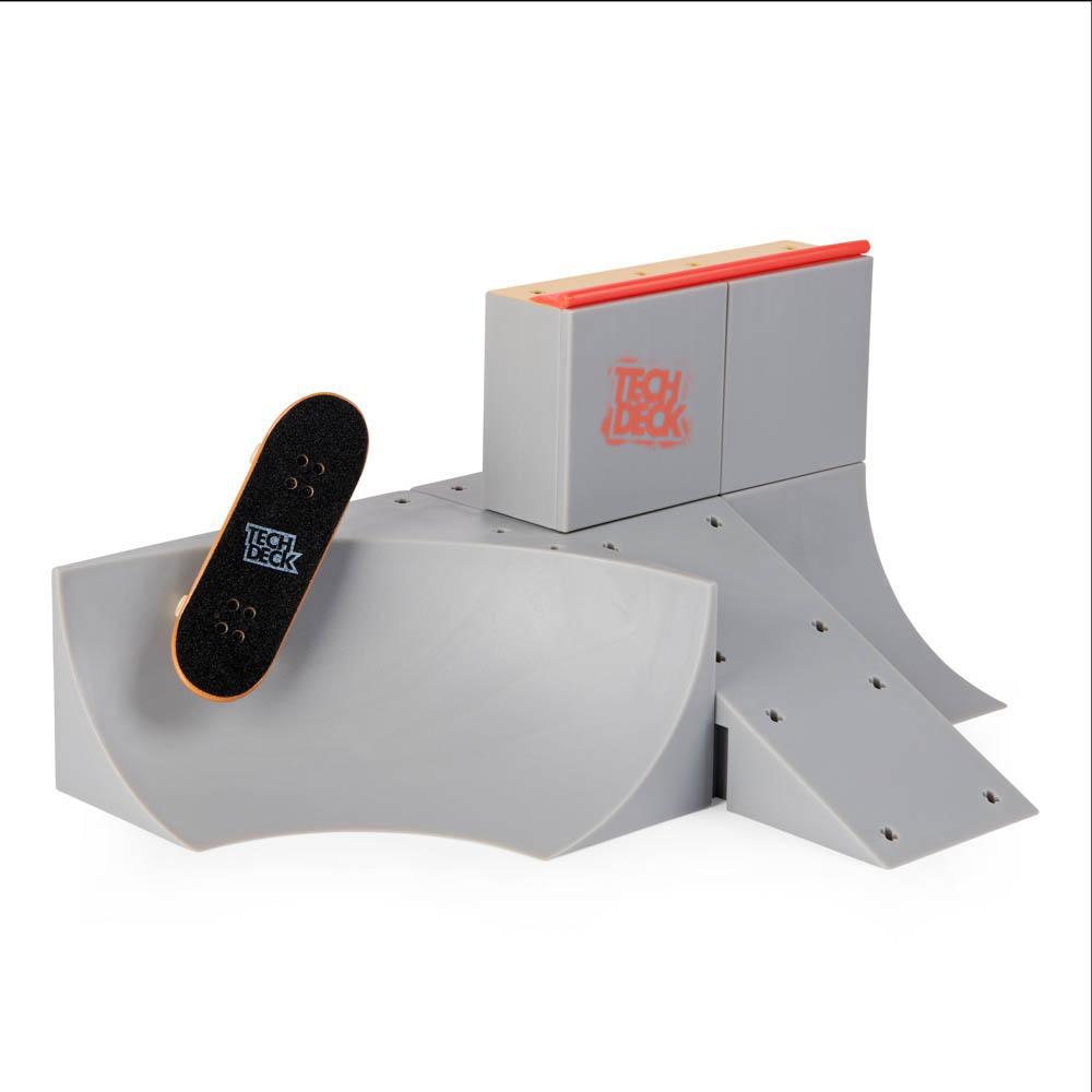Encontraproduto.com.br - Tech Deck - Skate De Dedo E Rampa Park - Sunny - Flip N Grind - Coral - Cores Sortidas