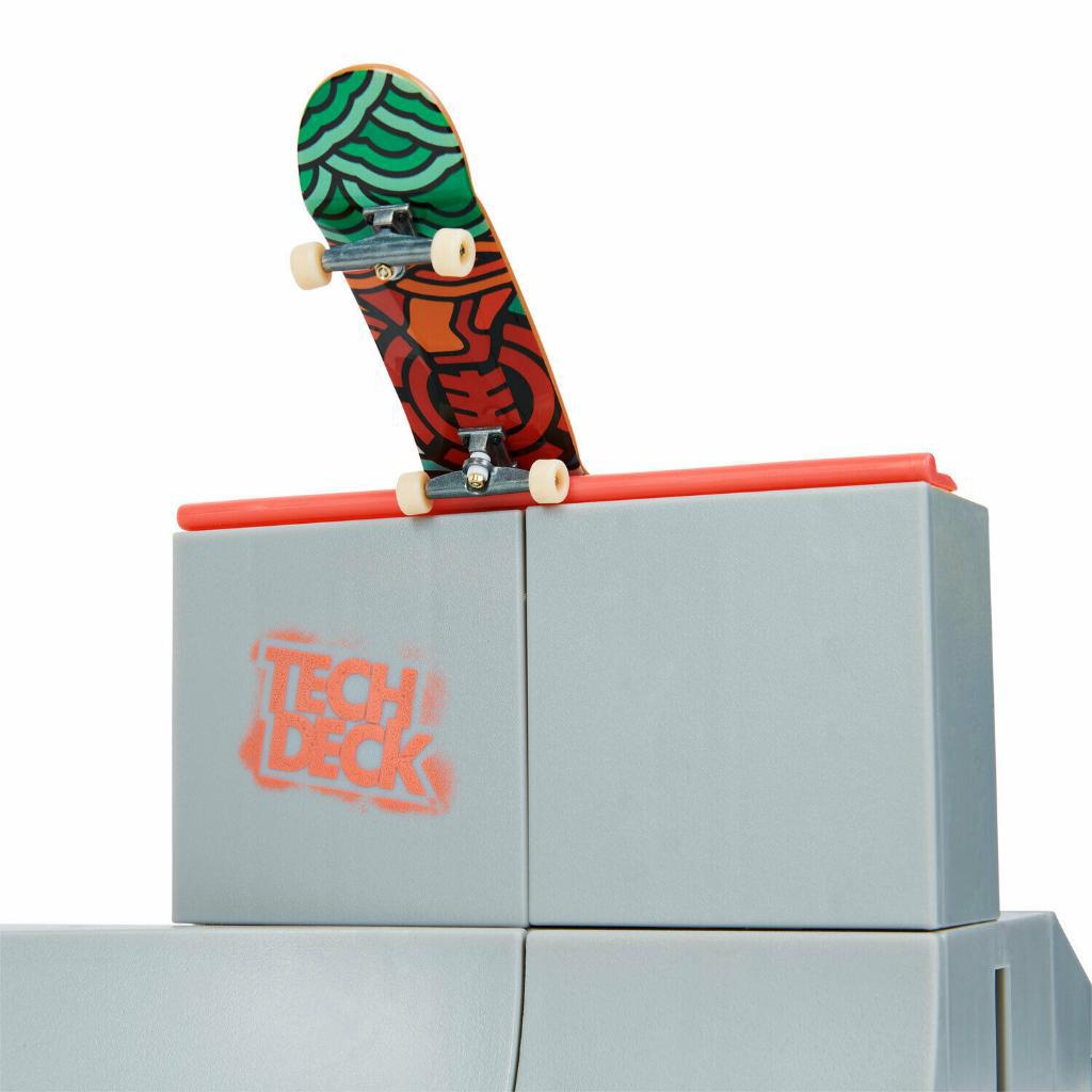 Encontraproduto.com.br - Tech Deck - Skate De Dedo E Rampa Park - Sunny - Flip N Grind - Coral - Cores Sortidas