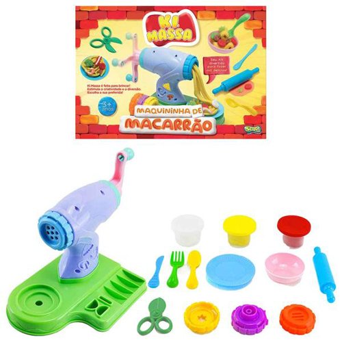 Encontraproduto.com.br - Massa Para Modelar Criativa Maquininha De Macarrao