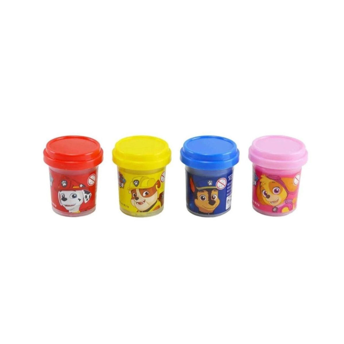 Encontraproduto.com.br - Massinha Sunny Patrulha Canina Conjunto com 4 potes