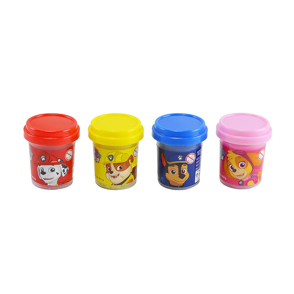 Encontraproduto.com.br - Massinha Sunny Patrulha Canina Conjunto com 4 potes