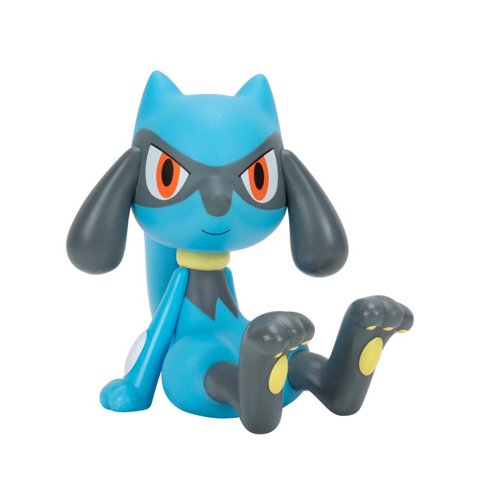 Figura de Ação - Pokémon - Riolu Wave 4 - Azul- 10cm - Sunny
