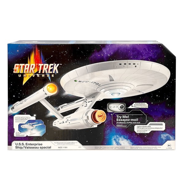 Encontraproduto.com.br - Star Trek Nave Espacial Com Luz e Som  Enterprise Sunny 3560