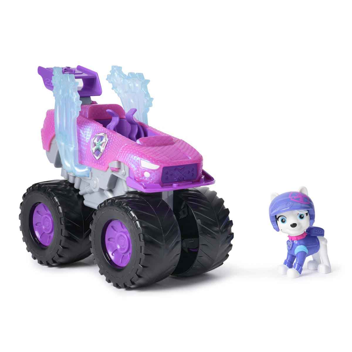 Encontraproduto.com.br - Carrinho Rescue Wheels Roxi Com Boneca - Patrulha Canina