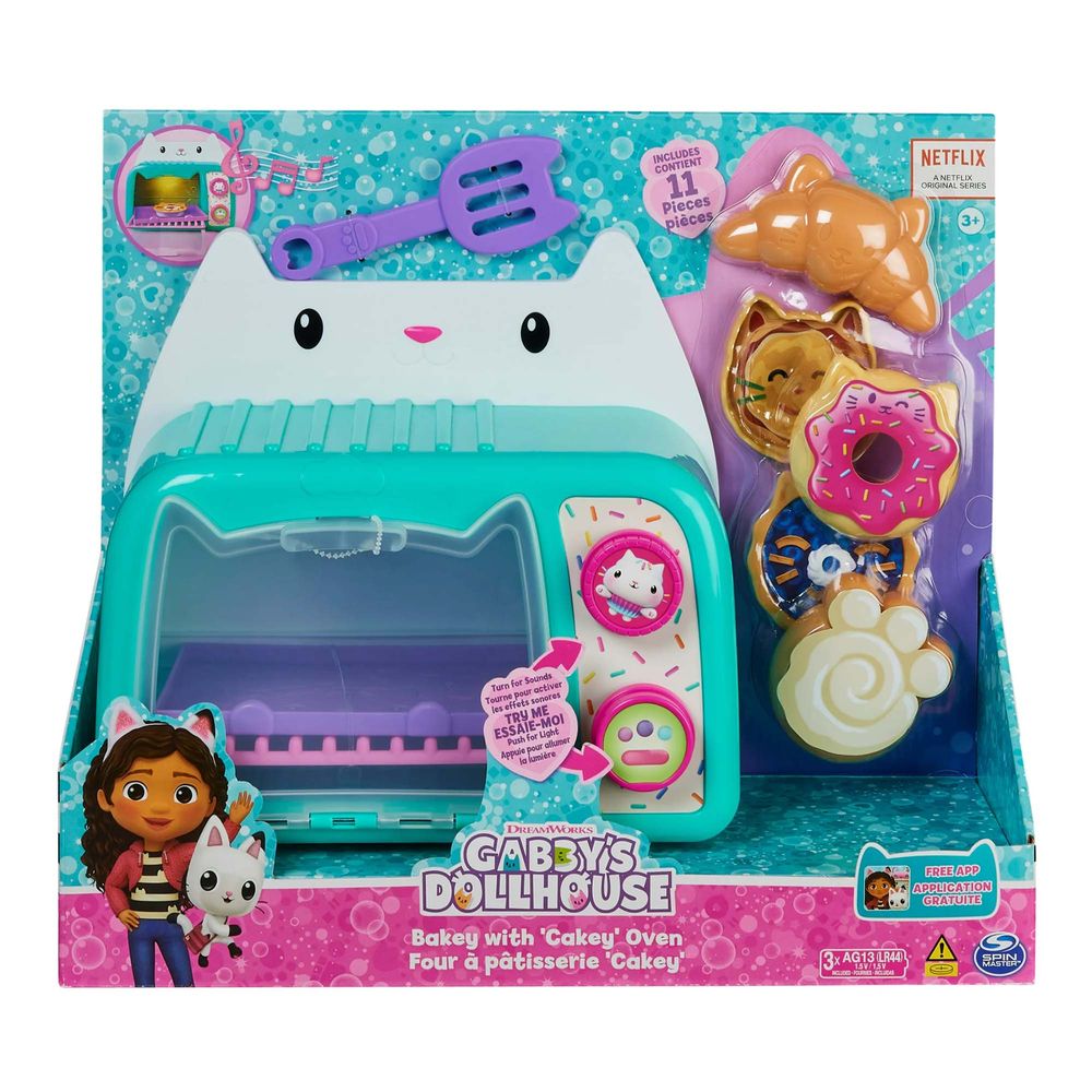 Encontraproduto.com.br - Conjunto - Forno Para Elaborar Criacoes com Cakey - Gabbys Dollhouse SUNNY