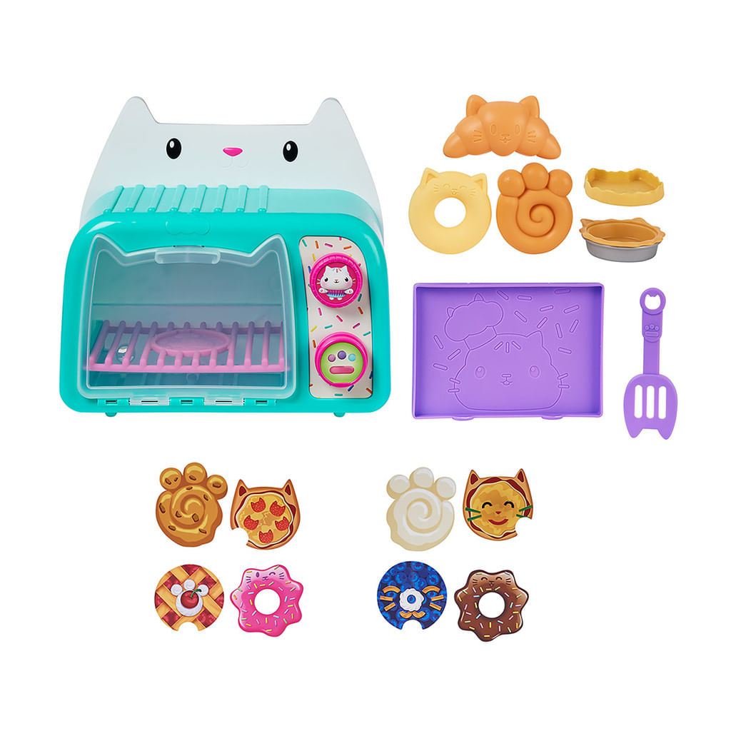 Encontraproduto.com.br - Conjunto - Forno Para Elaborar Criacoes com Cakey - Gabbys Dollhouse SUNNY
