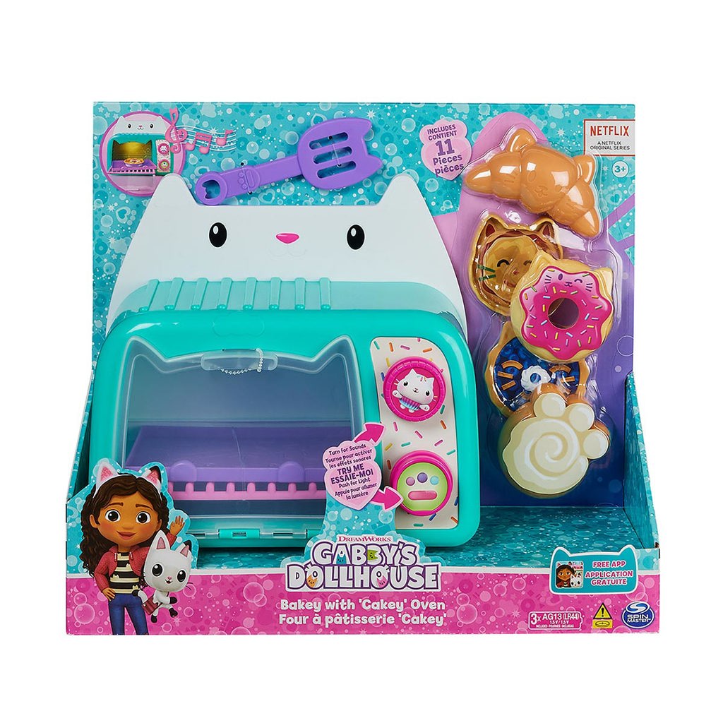 Encontraproduto.com.br - Conjunto - Forno Para Elaborar Criacoes com Cakey - Gabbys Dollhouse SUNNY