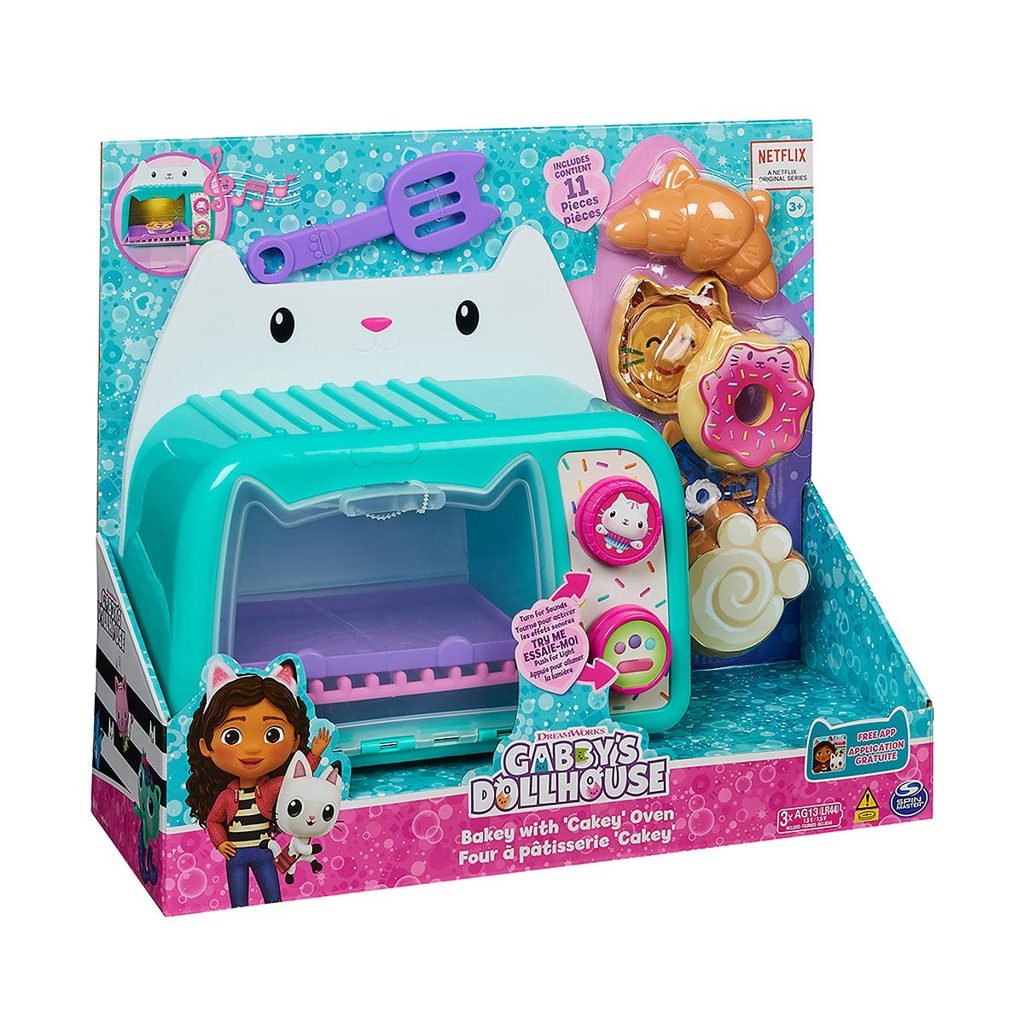 Encontraproduto.com.br - Conjunto - Forno Para Elaborar Criacoes com Cakey - Gabbys Dollhouse SUNNY