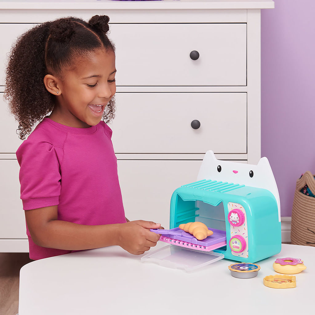 Encontraproduto.com.br - Conjunto - Forno Para Elaborar Criacoes com Cakey - Gabbys Dollhouse SUNNY