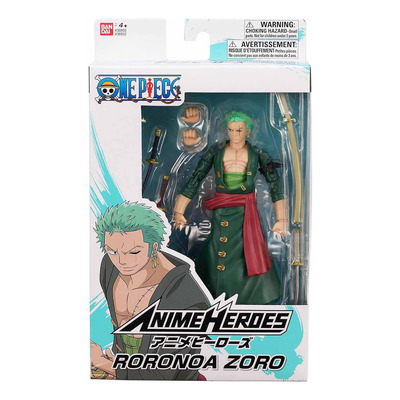 Encontraproduto.com.br - Boneco Articulado - One Piece - Anime Heroes - Roronoa Zoro - Sunny