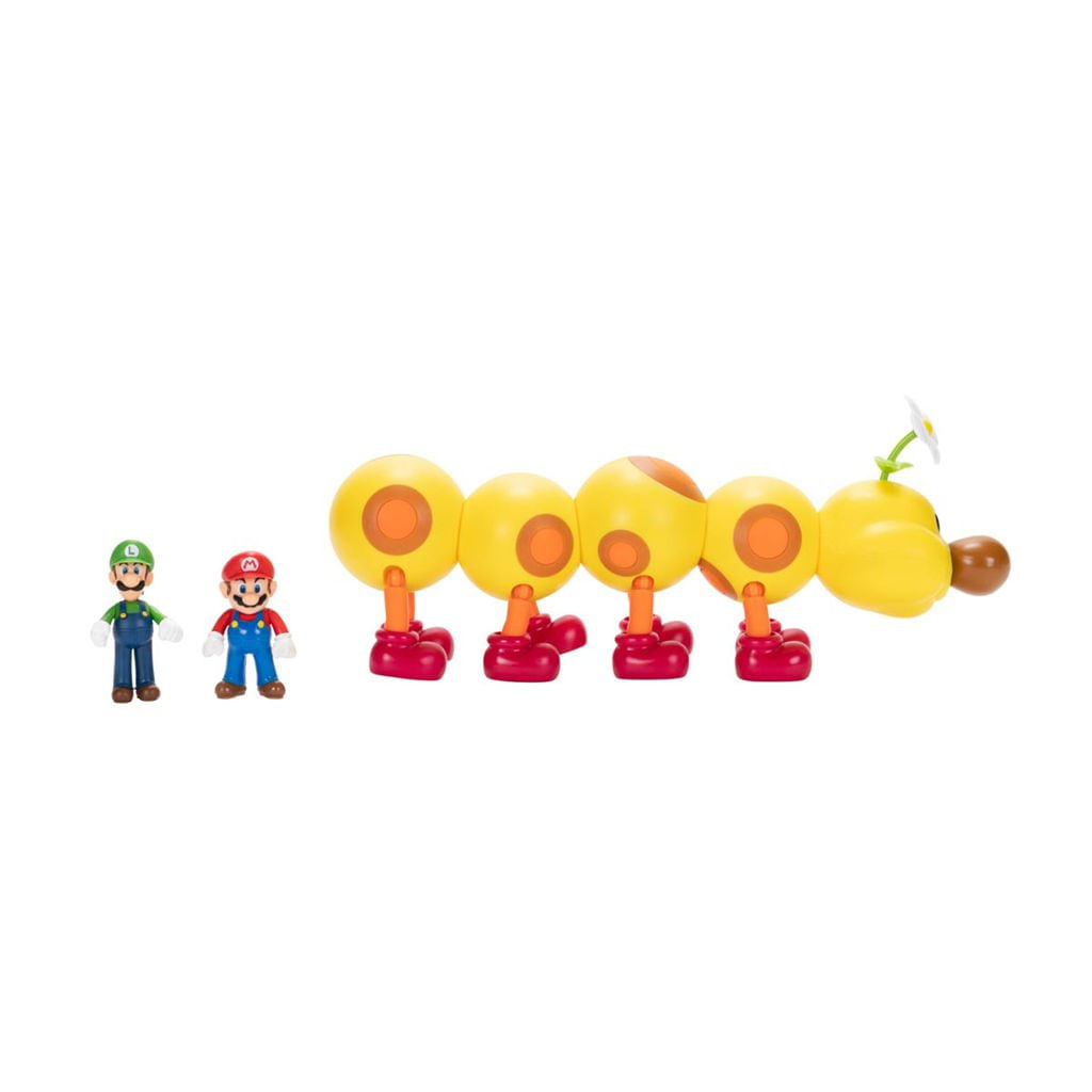 Conjunto De Figuras - Super Mario - Lagarta Selvagem - Sunny