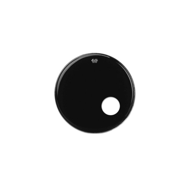 Encontraproduto.com.br - Pele Encore by Remo Ebony Resposta para Bumbo com Furo