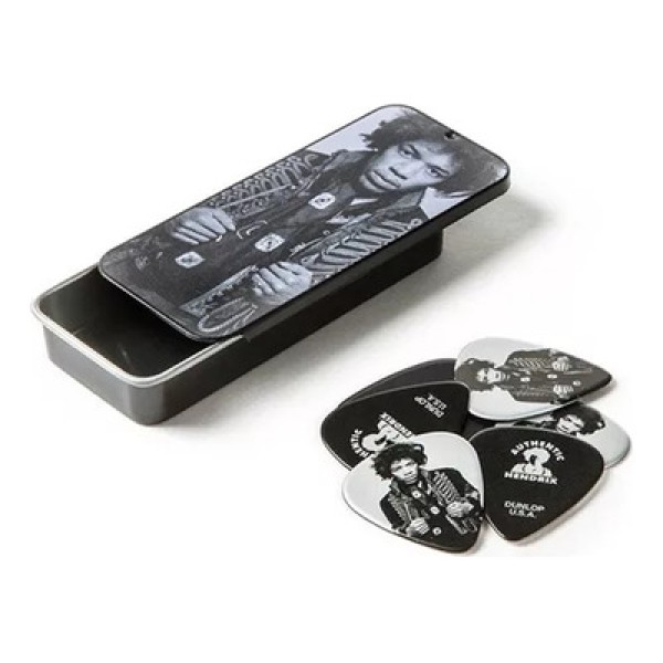 Palheta Dunlop Jimi Hendrix Mankowitz JHCT14H Com 6