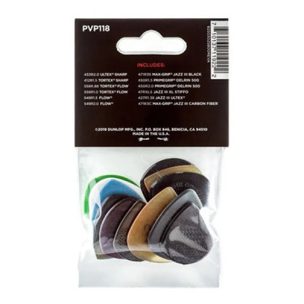 Palheta Dunlop Gator Grip Jazz III 571R Com 36
