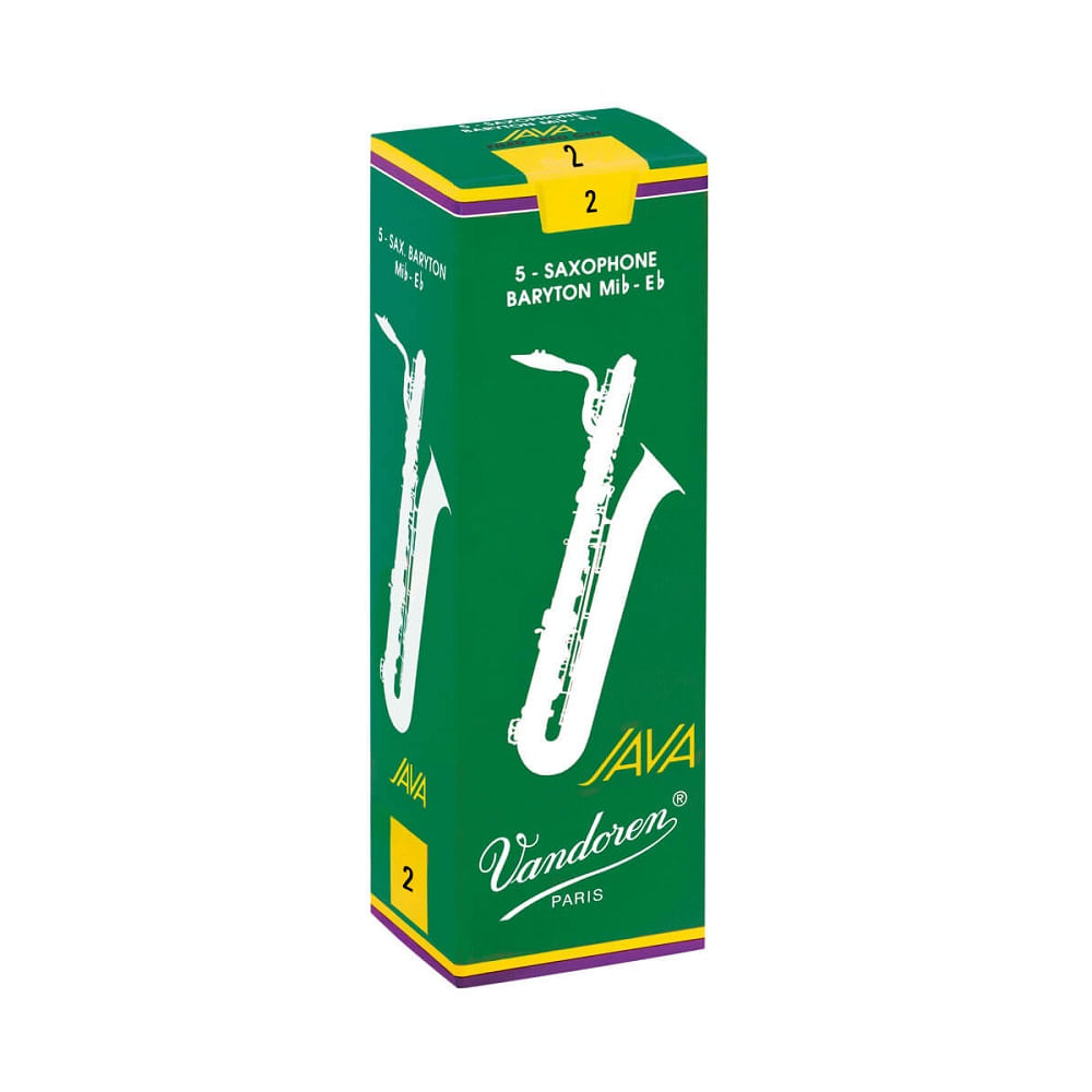 Encontraproduto.com.br - Palheta Vandoren para Sax Barítono Java com 5