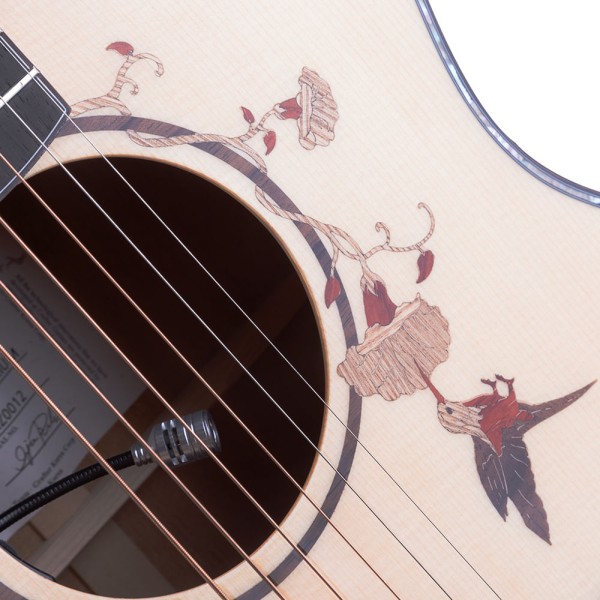 Encontraproduto.com.br - Violão Crafter Aço  Grand Auditorium KTB-MAHO Aniversário com Equalizador DS-2