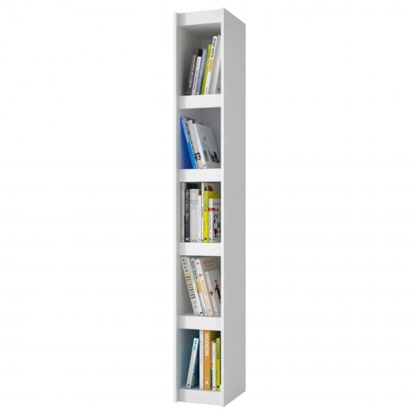 Livreiro Bl 12 Branco 04 Prateleiras Branco