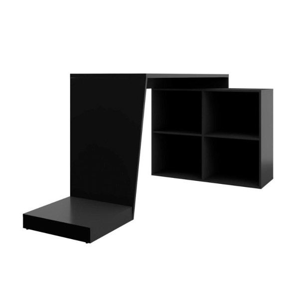 Encontraproduto.com.br - Mesa Para Computador Gamer 4 Nichos Bmg 03 - Preto