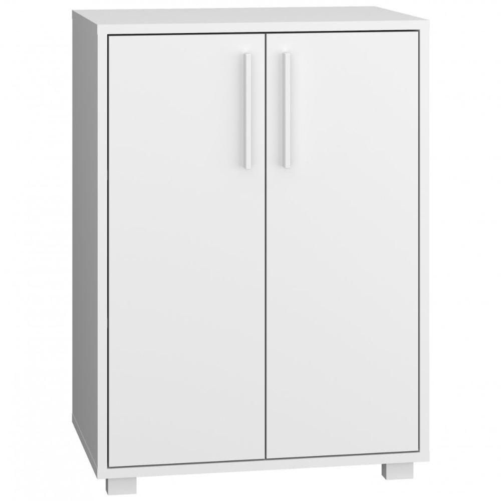 Balcão Multiuso 2 Portas 2 Prateleiras Branco