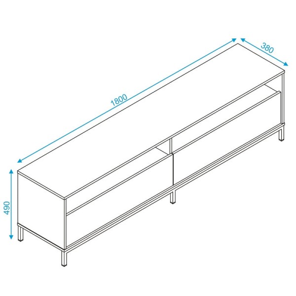 Encontraproduto.com.br - Rack Br 53 Branco Para Tvs De Até 50