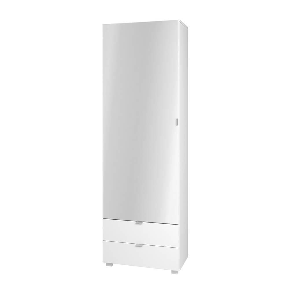 Sapateira com 1 Porta/Espelho e 2 Gavetas - Branco
