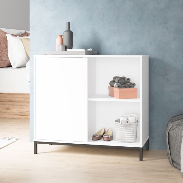 Encontraproduto.com.br - Cômoda Com 2 Nichos Bcm 135