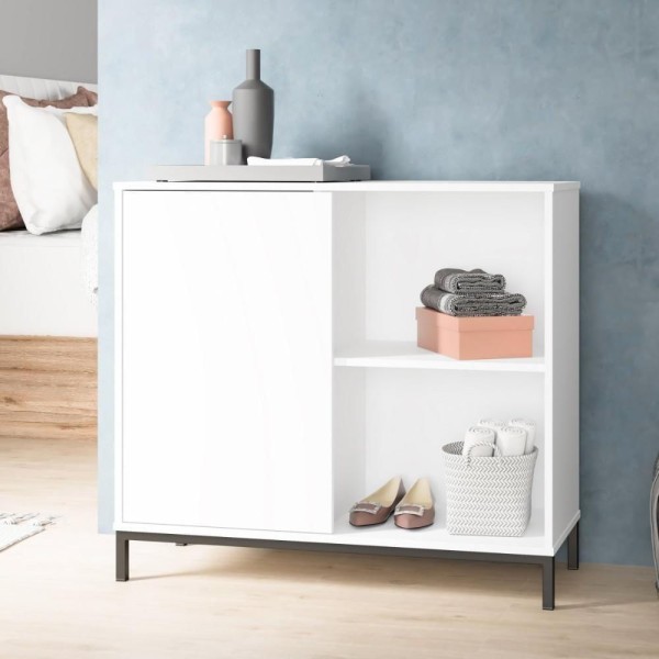 Encontraproduto.com.br - Cômoda Com 2 Nichos Bcm 135