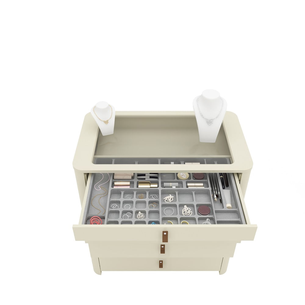 Encontraproduto.com.br - Cômoda 5 Gavetas em MDF Innova Gelius
