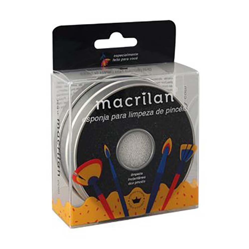 Macrilan Esponja Para Limpeza De Pincéis Cp-05