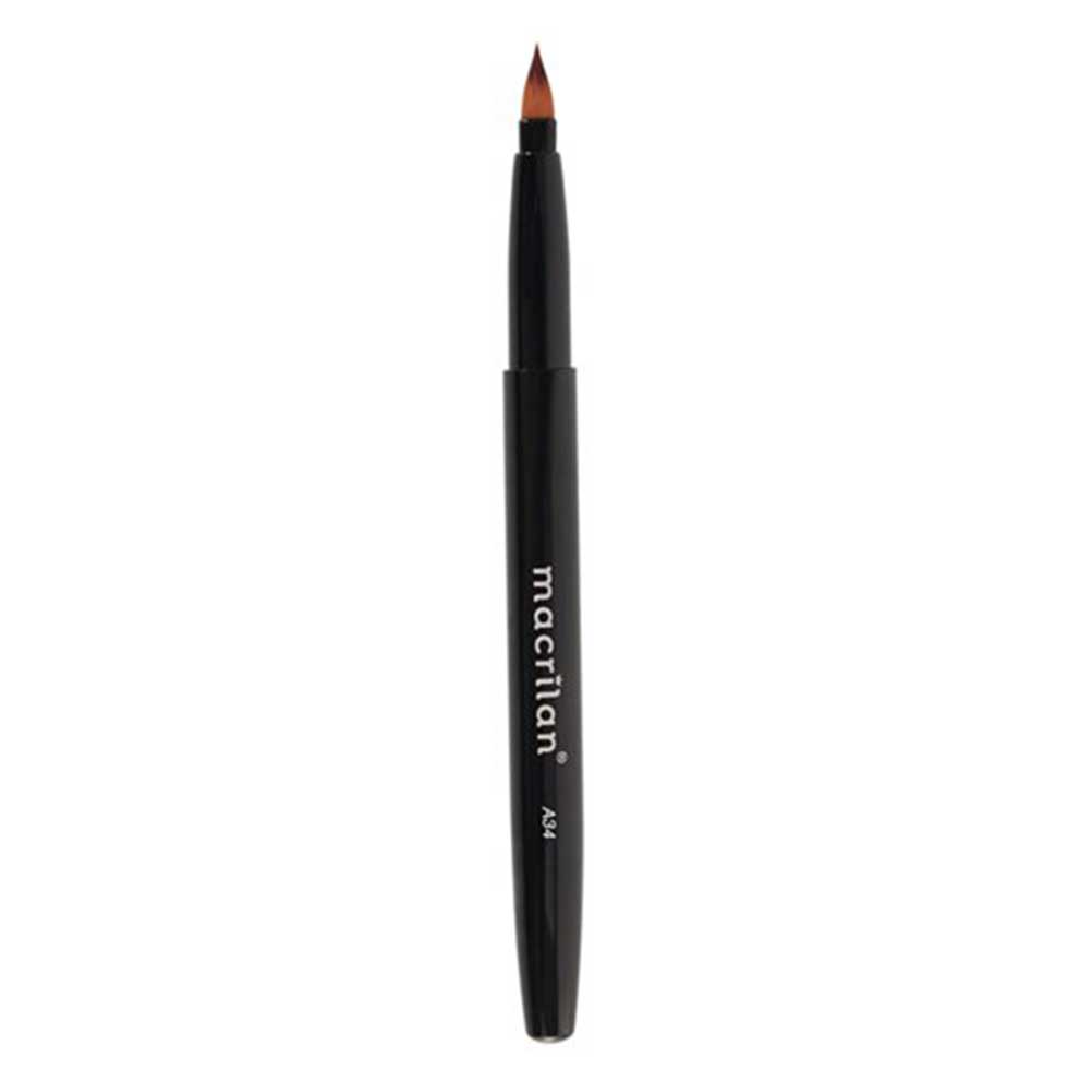 Pincel Profissional Labial Retrátil Macrilan Linha A - A34