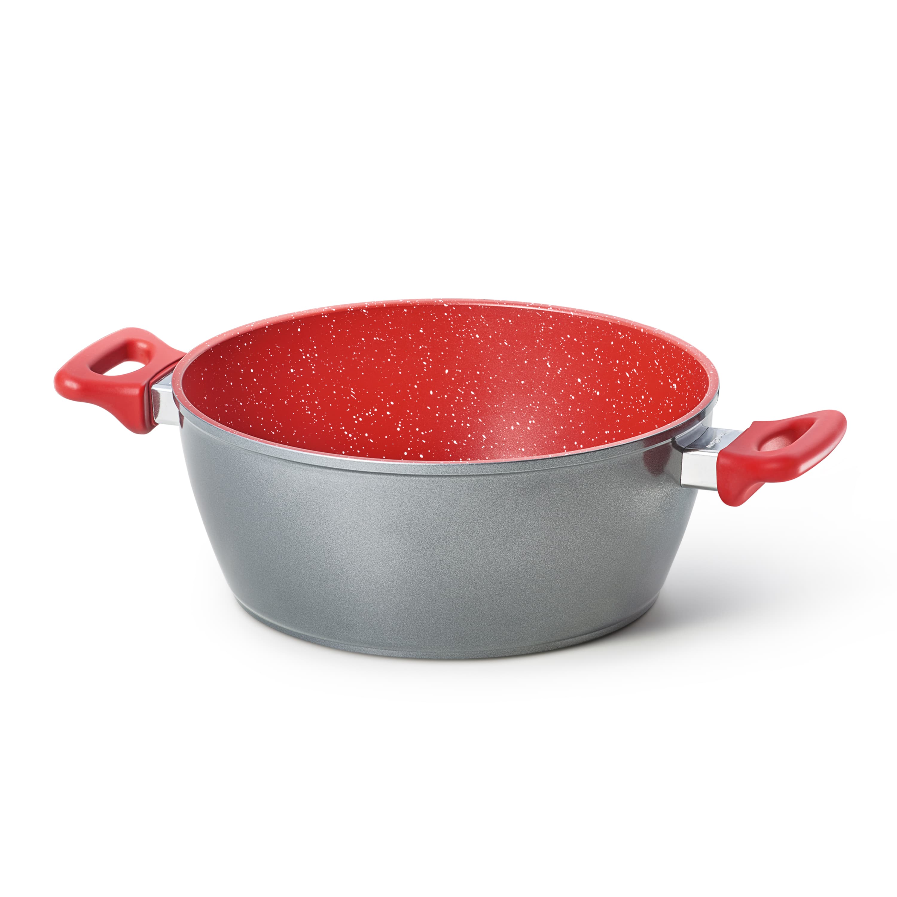 Panela Polishop - Family Size - 28Cm - Vermelha - 28cm Vermelha