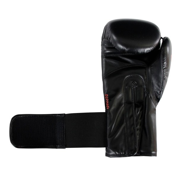 Encontraproduto.com.br - Luva De Boxe Speed 50 Black Red 10 Oz