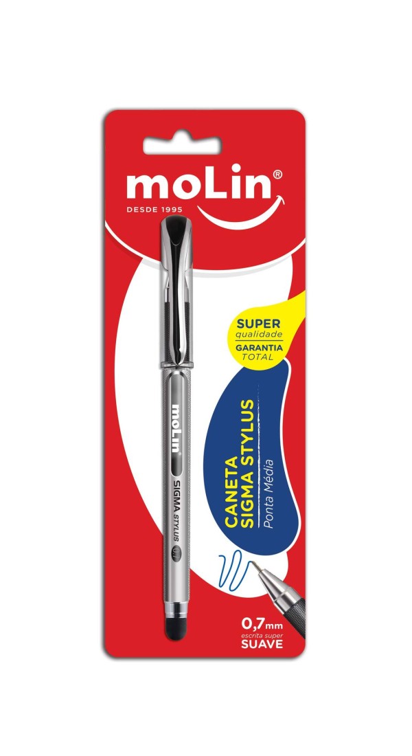 Encontraproduto.com.br - Caneta Sigma Stylus Molin Azul