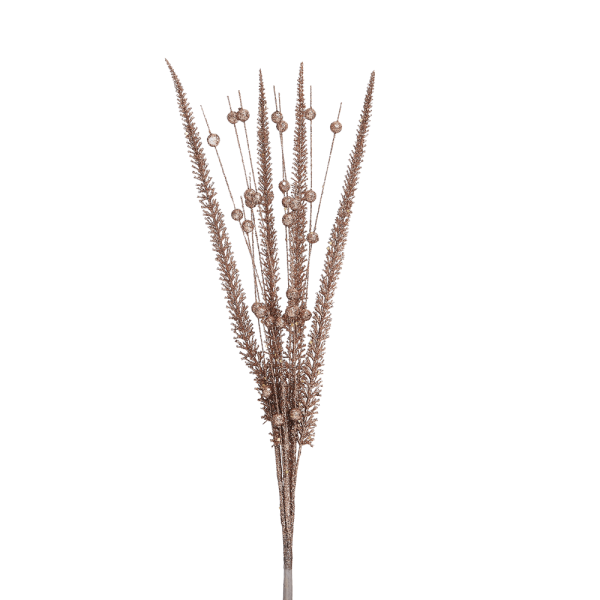 HASTE DECOR TRIGO GLITTER 55CM ROSA 12700RS BELA FLOR