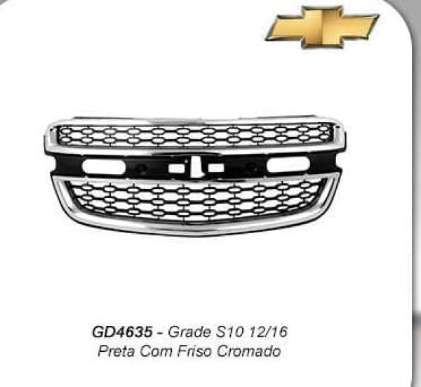 Encontraproduto.com.br - Grade S-10 13 Cromada