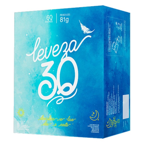 Chá Sublime Leveza 30 - Chá Misto 60 Sachês - Chá Mais