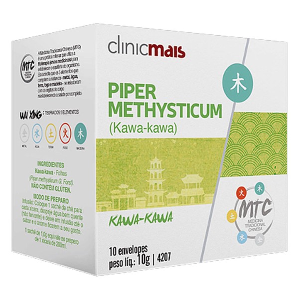 Encontraproduto.com.br - Chá Kawa Kawa - Chá Piper Methysticum 10 Sachês - Chá Mais