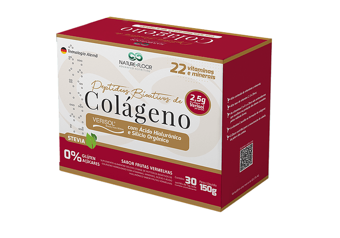 Colageno Verisol Sabor Frutas Vermelhas 5g 30saches