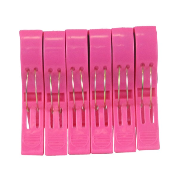 Encontraproduto.com.br - Pregador de Roupas Le Plástico Cloth Colorido com 6 Peças