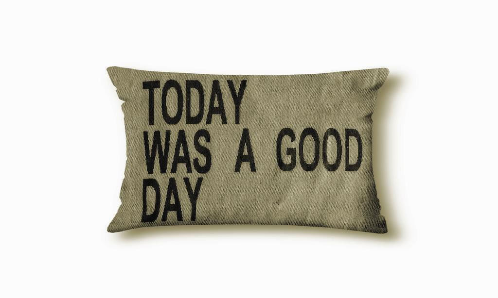 Capa de Almofada Jacquard Lartex Happy Day Bege 50X30cm