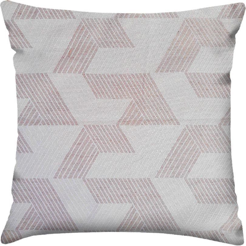 Capa de Almofada Jacquard Lartex Soler Geo Bege 45x45cm