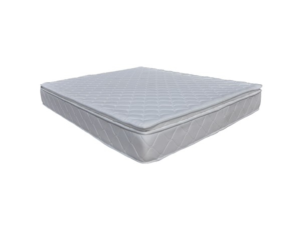 Colchão Marjom Cunha Casal Mola Bonnel 024x198x158 Com Pillow Malha Branca