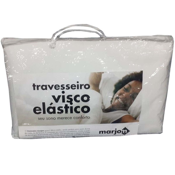 Encontraproduto.com.br - Travesseiro Marjom Viscoelástico 10x60x40cm (MP)