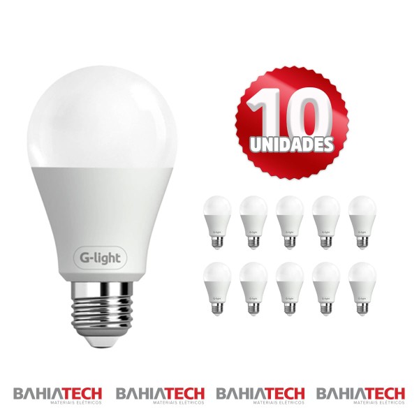 Encontraproduto.com.br - Lâmpada Led Ence A60 9w Dimerizável 3000k - Luz Amarela - 127v