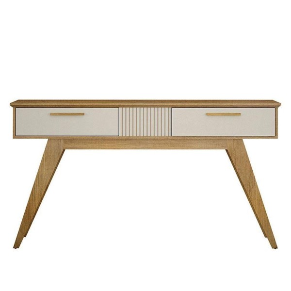 Encontraproduto.com.br - Aparador Livia -Cinamomo/Off White-1,62X 0,42X 0,14 Valdemoveis