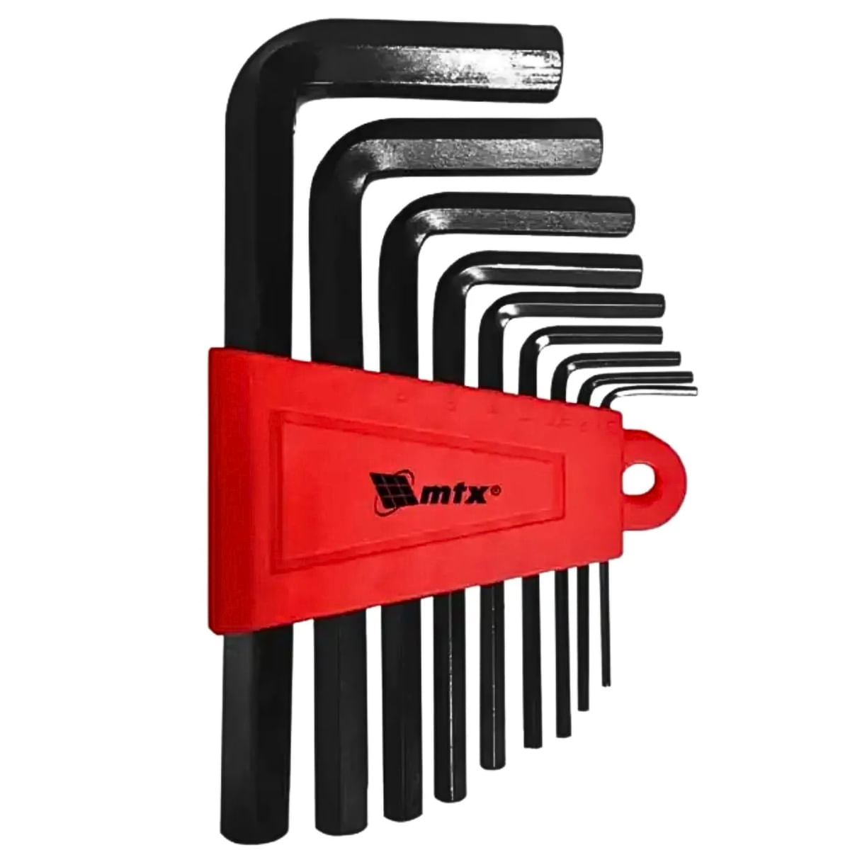 Jogo de Chave Allen 1,5 a 10mm CRV 9 Peças - MTX