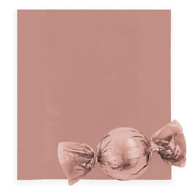 Embalagem Para Trufas e Bombons Trends Coral 14,5x15,5cm (12500170) Com 75 Unidades CROMUS