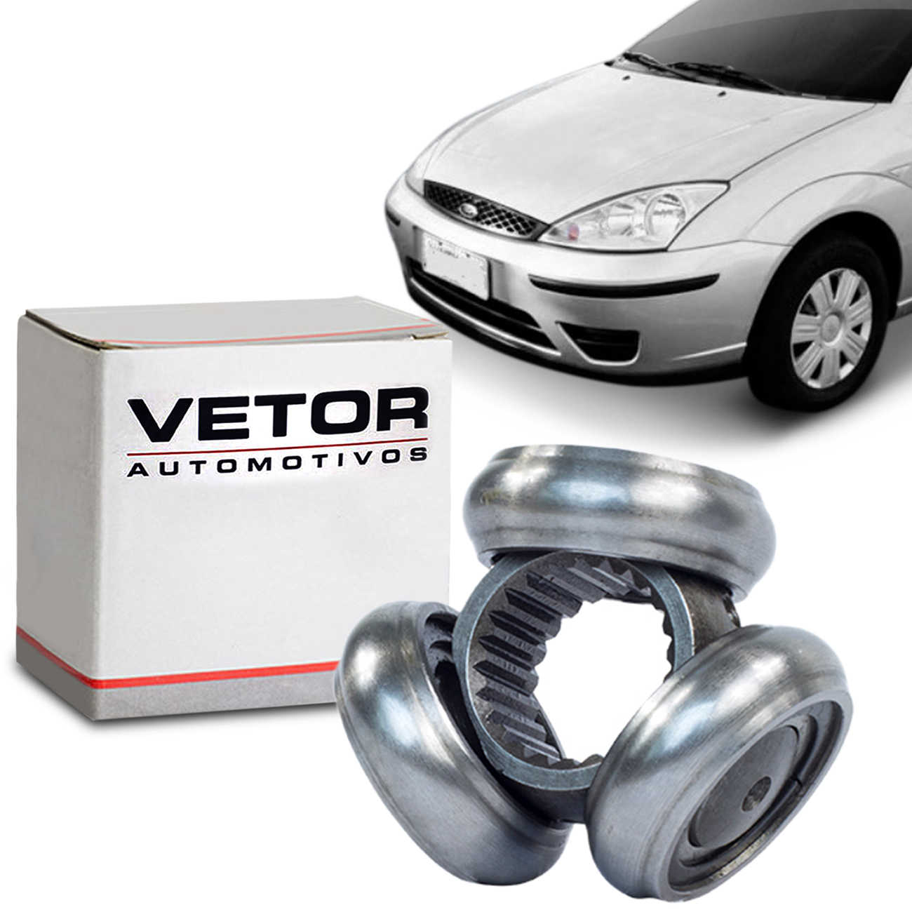 Encontraproduto.com.br - Trizeta Semi Eixo Focus Hatch 2.0 2003 2004 2005 23 Dentes Elo 40mm VT9074
