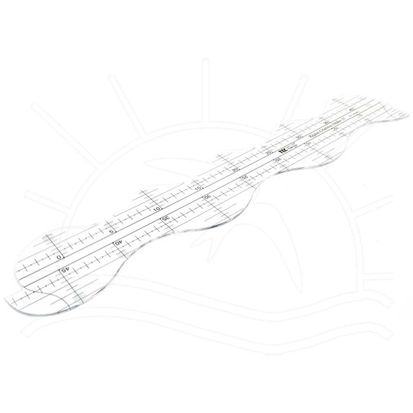 Encontraproduto.com.br - Régua Criativa Toke e Crie Ondas II - 10x50cm
