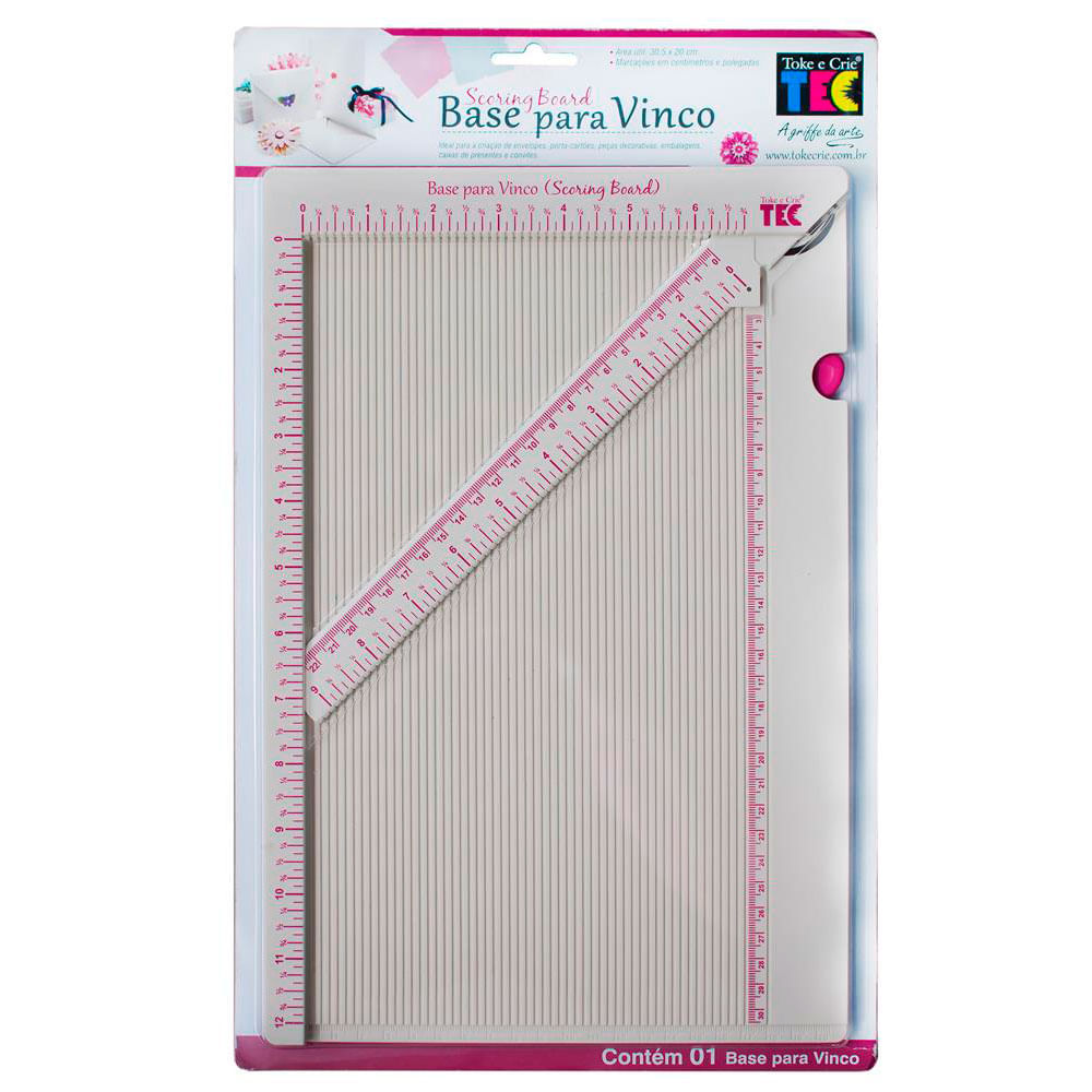 Encontraproduto.com.br - Base para Vinco Toke e Crie Scoring Board 30,5 x 20 cm - 16087 - DI107